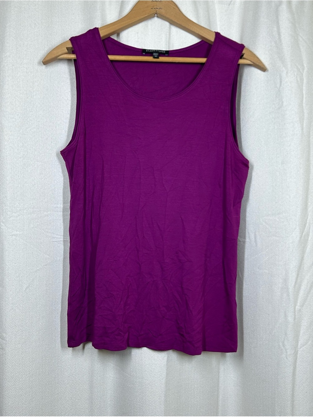 Eileen Fisher Vibrant Purple Tank Top Shirt Size XS Womens